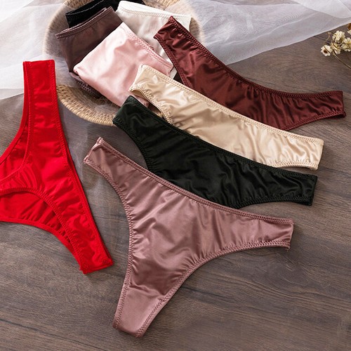 Pack sexy damen satin slips - 5,