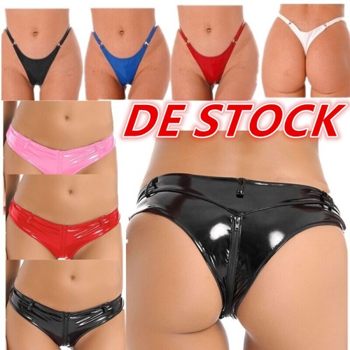 Damen slip lackleder - damen,