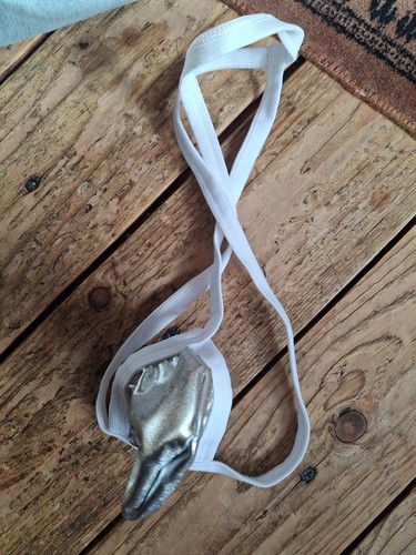 Silber string thong tanga - silber,