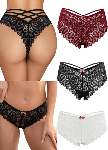 Damen string tanga - 3er, pack