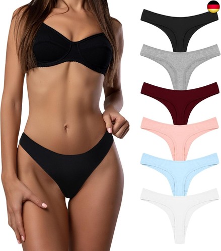 Damen string tanga - 6er, pack