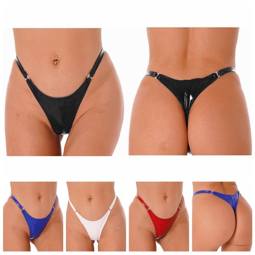 Damen wetlook strings micro - wetlook,
